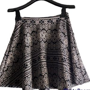 American Rag Patterned Mini Skirt